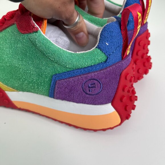 Freshy Women's Multicolor Smoove Rainbow Trainers Athletic Sneaker US Size 7 - Picture 6 of 10